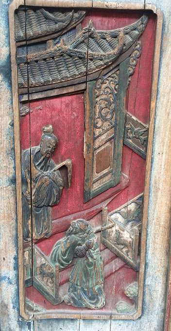 Foto de una puerta de un templo taoísta de Wudang Chan (China)Autor: Nicolas Dréan medicina china
